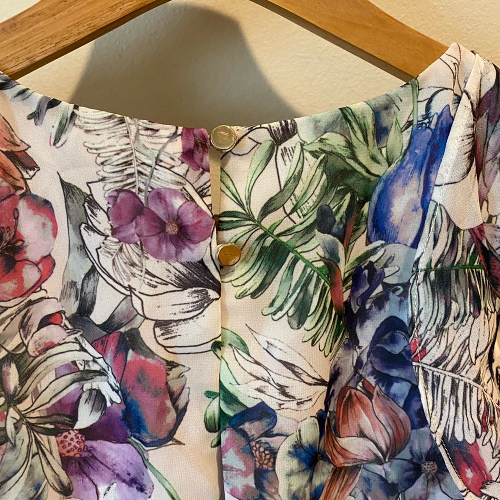 NWT H&M Ruffled Maxi Dress - Picture 7 of 9